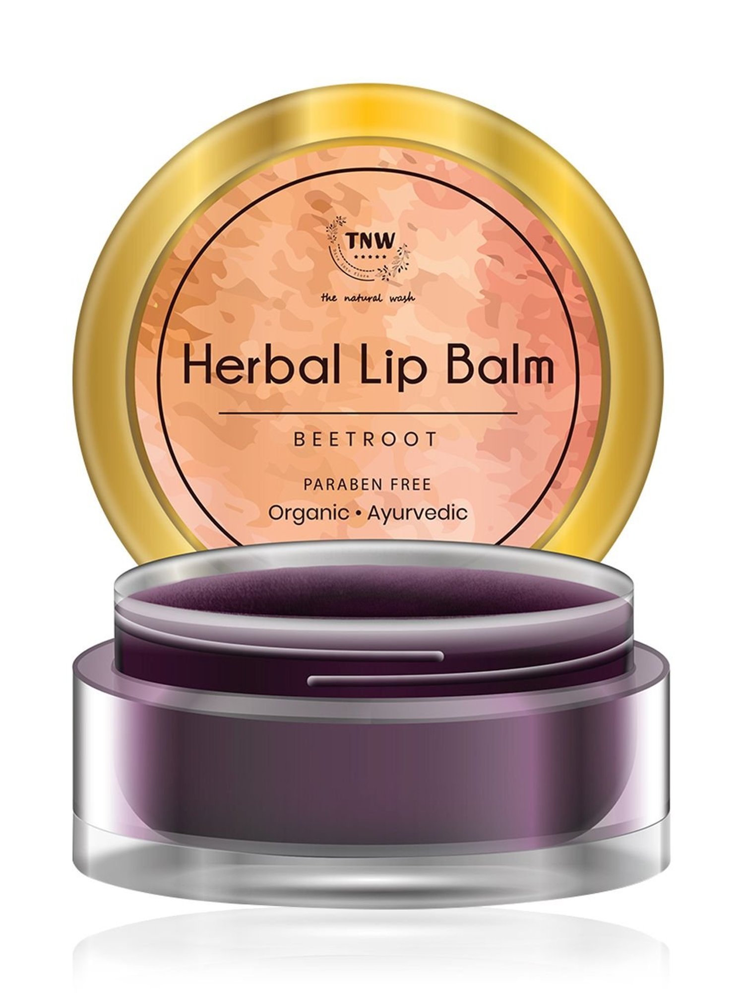 TNW-The Natural Wash Herbal Beetroot Lip Balm - 5 gm