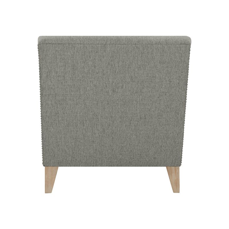 Pease Contemporary Faux Leather Upholstered Crystal Button Tufted Chaise Lounge White - Baxton Studio