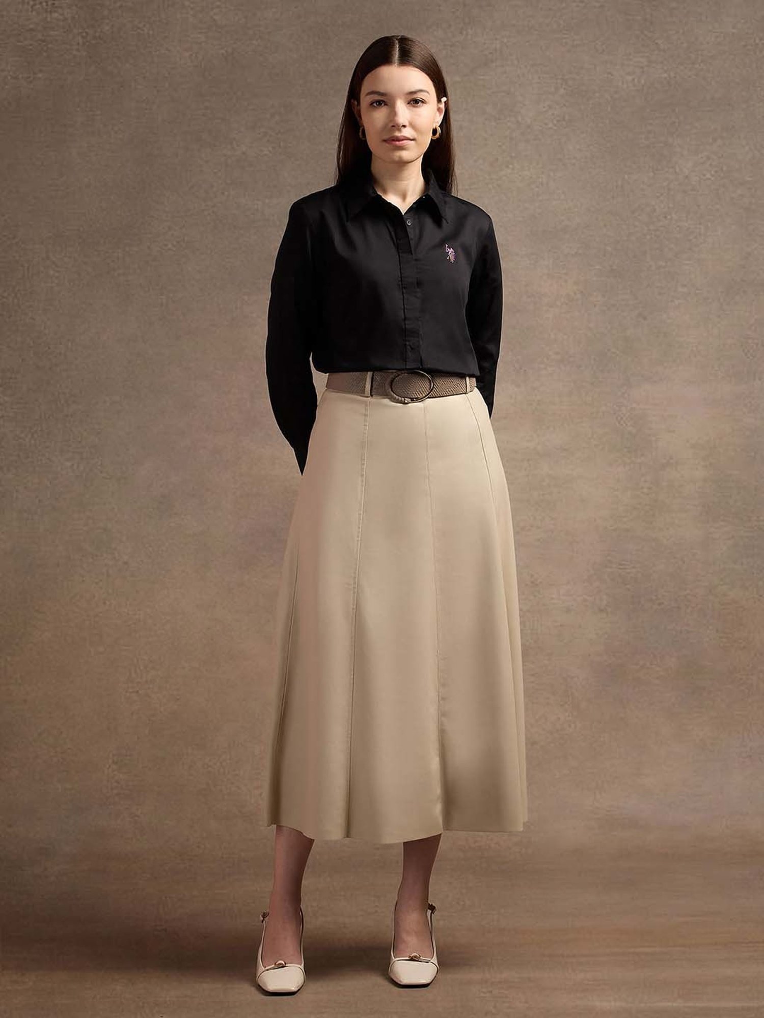 U.S. Polo Assn. Black Regular Fit Shirt