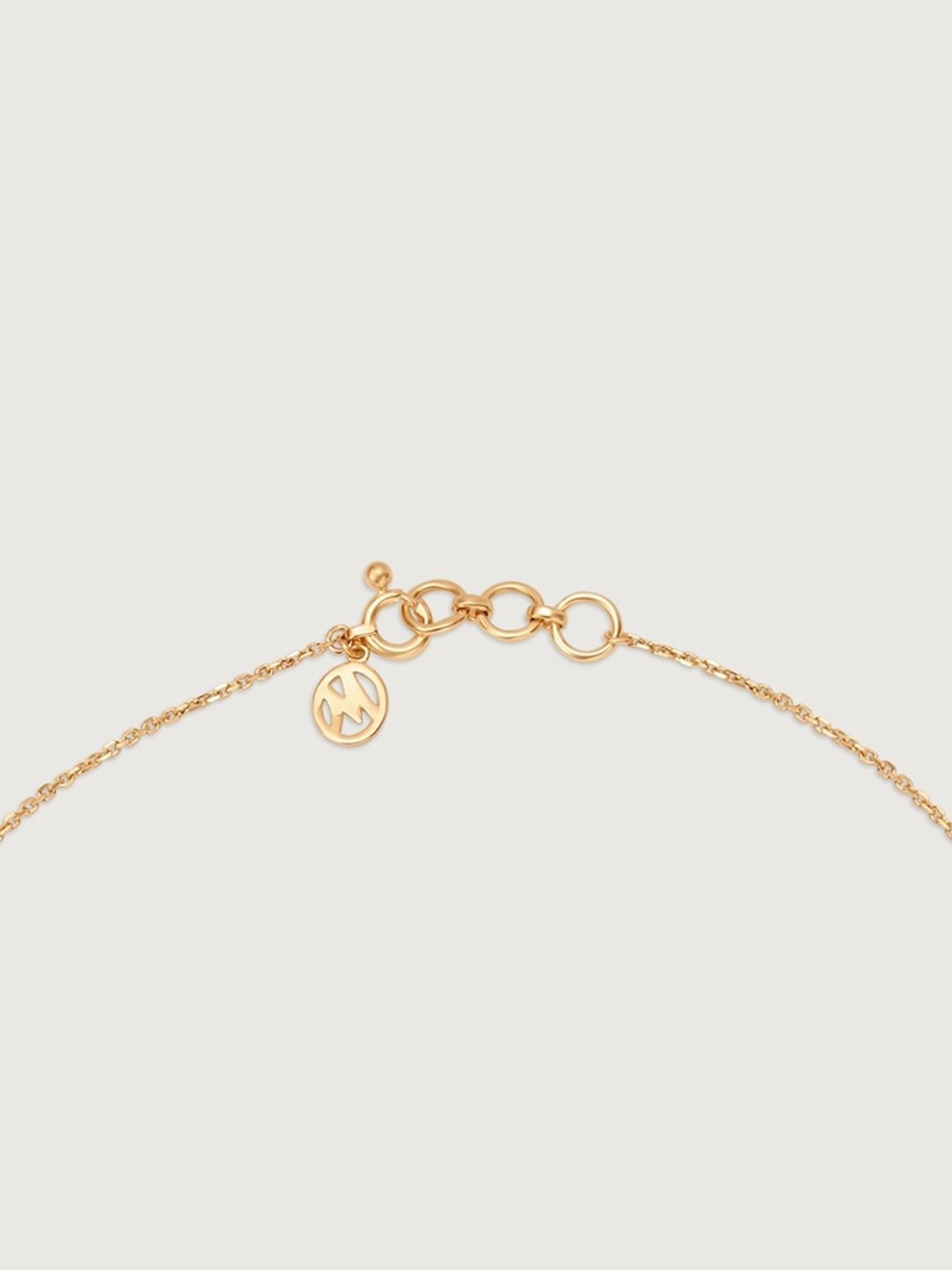 Mia by Tanishq Crescent Comet's Glimmer 14k Gold & Diamond Necklace