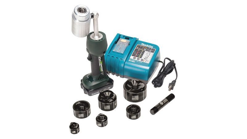 GREENLEE LS50L11B 12 Piece Punch Driver Kit, 14 ga.