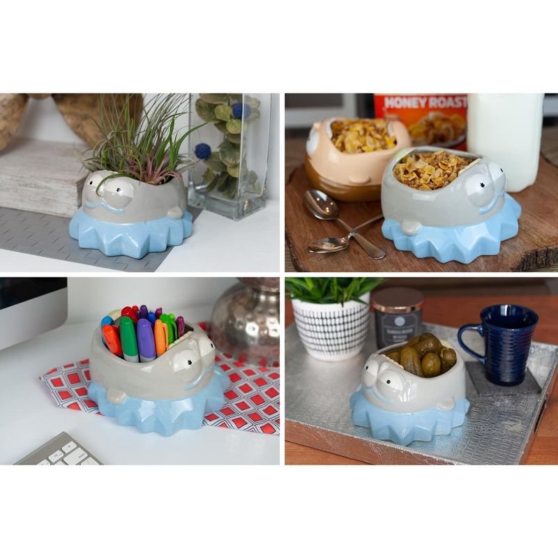 Beeline Creative Geeki Tikis Rick and Morty Ceramic Snack Bowl | Rick | Holds 36 Ounces