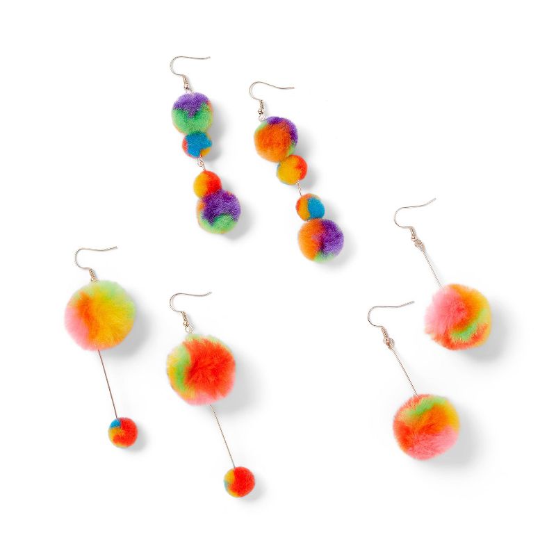 100ct Tie Dye Pom-Poms - Mondo Llama™