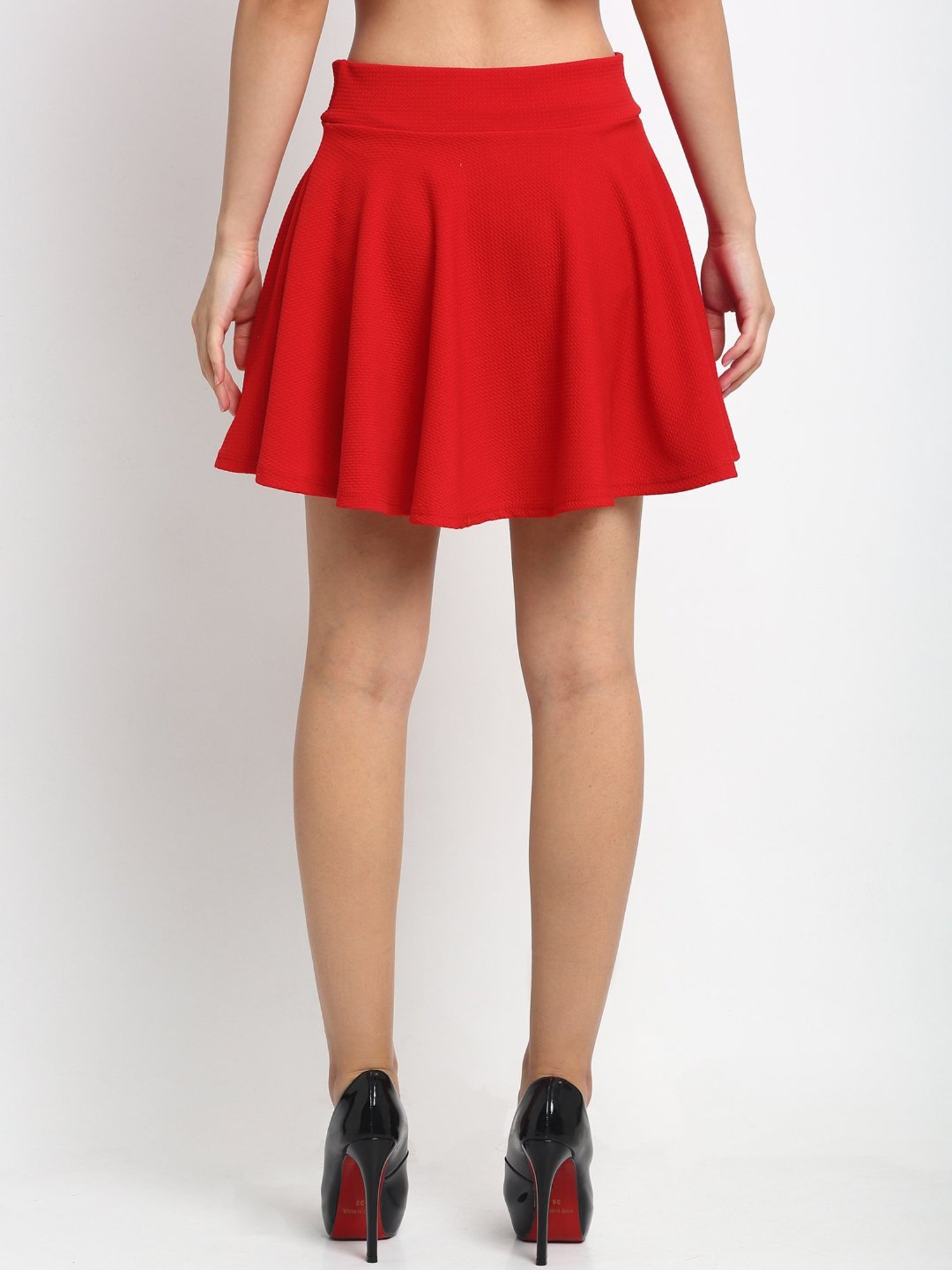 NEUDIS Red Mini Skirt