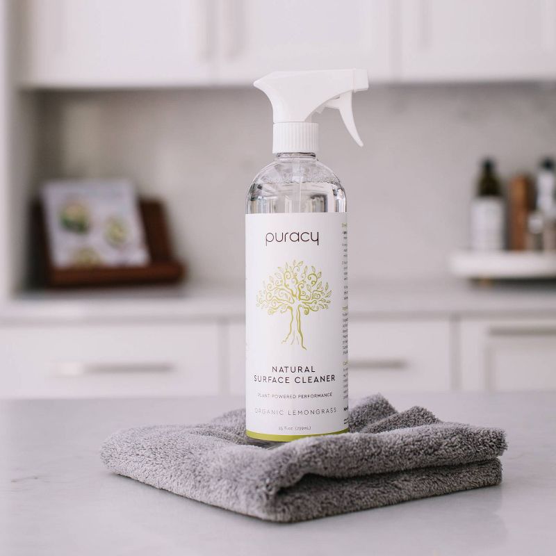 Puracy Organic Lemongrass Natural Multi Surface Cleaner - 25 fl oz