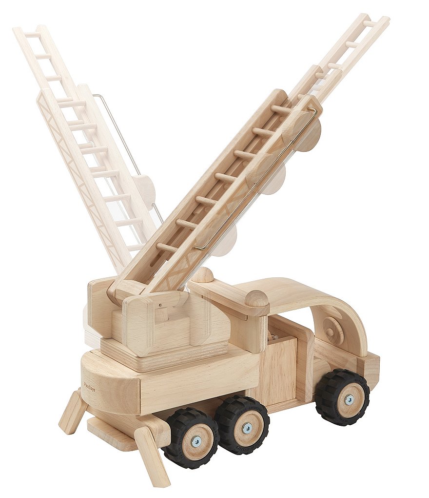 Plan Toys Wooden Toy Fire Truck