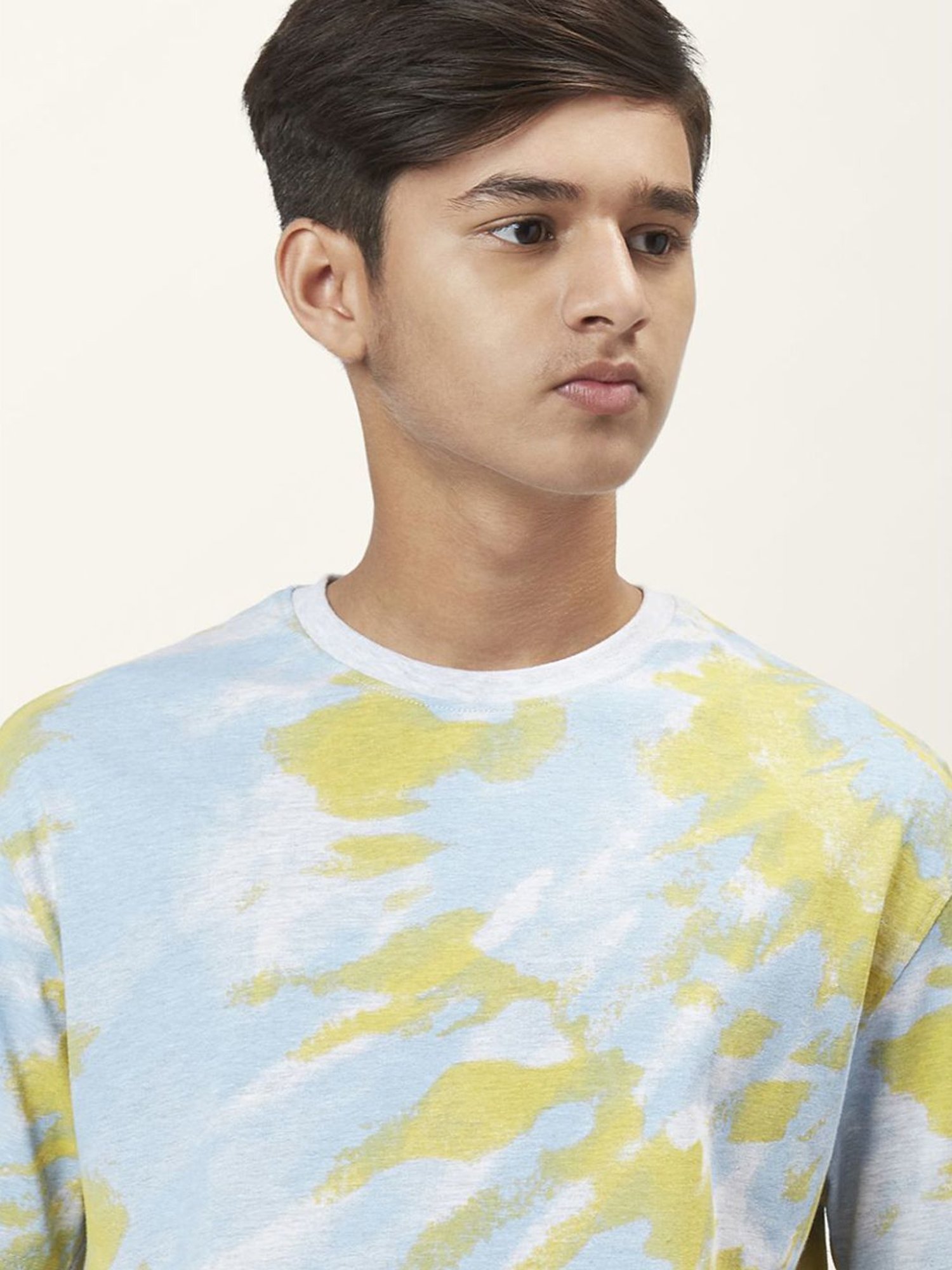 Coolsters by Pantaloons Kids Blue & Yellow Cotton Printed T-Shirt