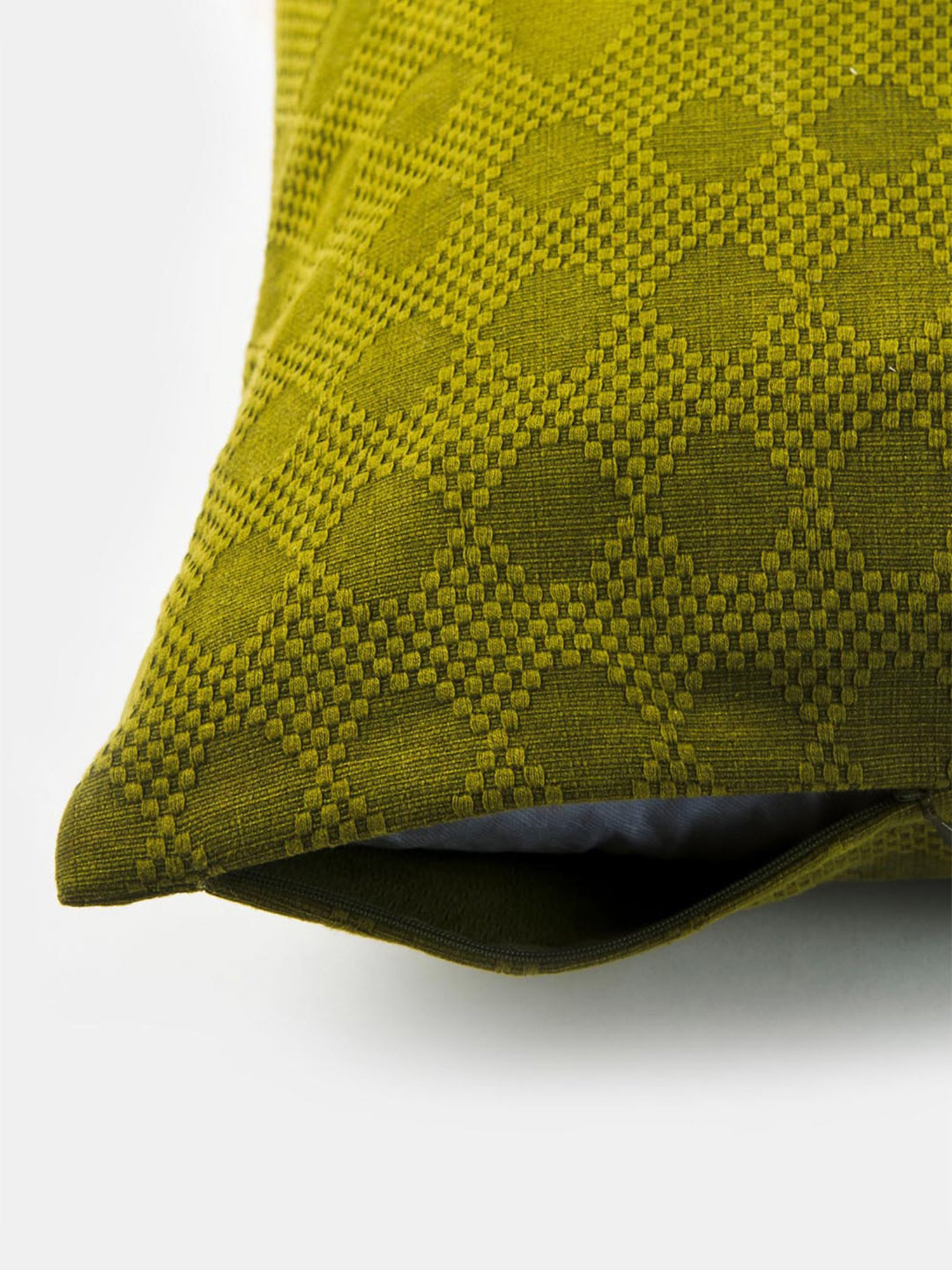 Fabindia Green Cotton 96 TC 270 GSM Cushion Cover