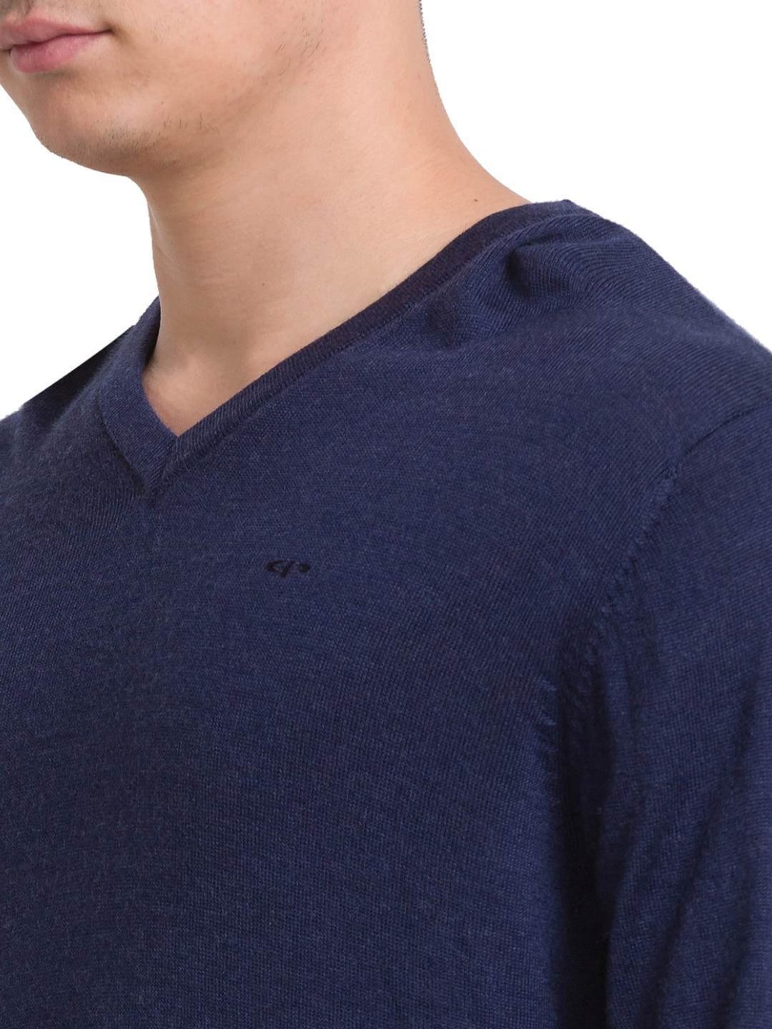 ColorPlus Blue Tailored Fit Sweater