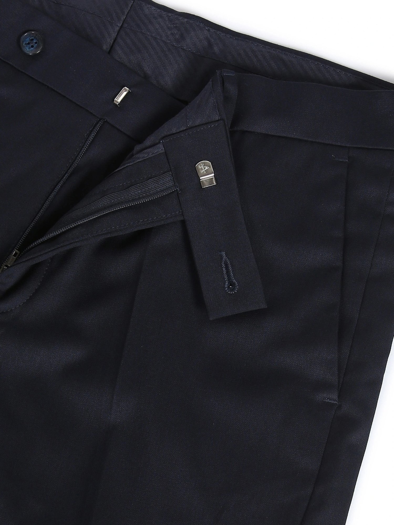 Arrow Blue Regular Fit Trousers