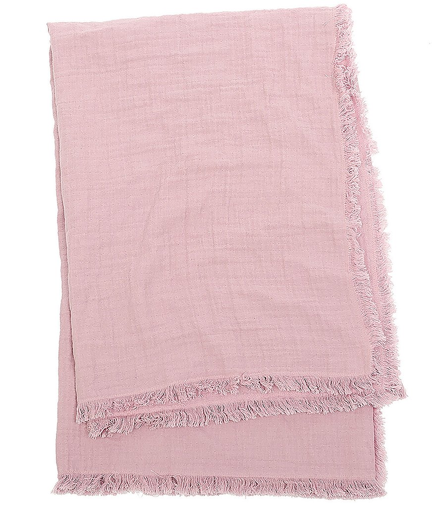ELISABETH YORK Feather Gauze Throw
