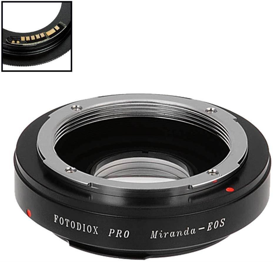 Fotodiox Pro Lens Mount Adapter Compatible with Miranda (MIR) SLR Lens to Canon EOS (EF, EF-S) Mount D/SLR Camera Body - with Gen10 Focus Confirmation Chip