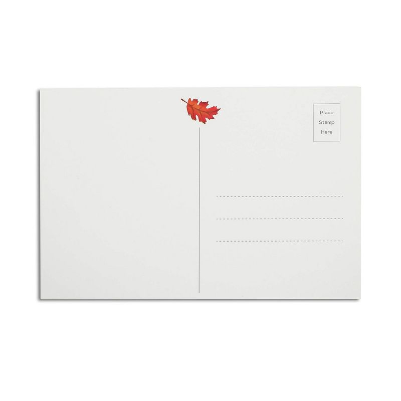 96-Pack Happy Thanksgiving Postcards in Fall & Pumpkin Design, 4x6 inches