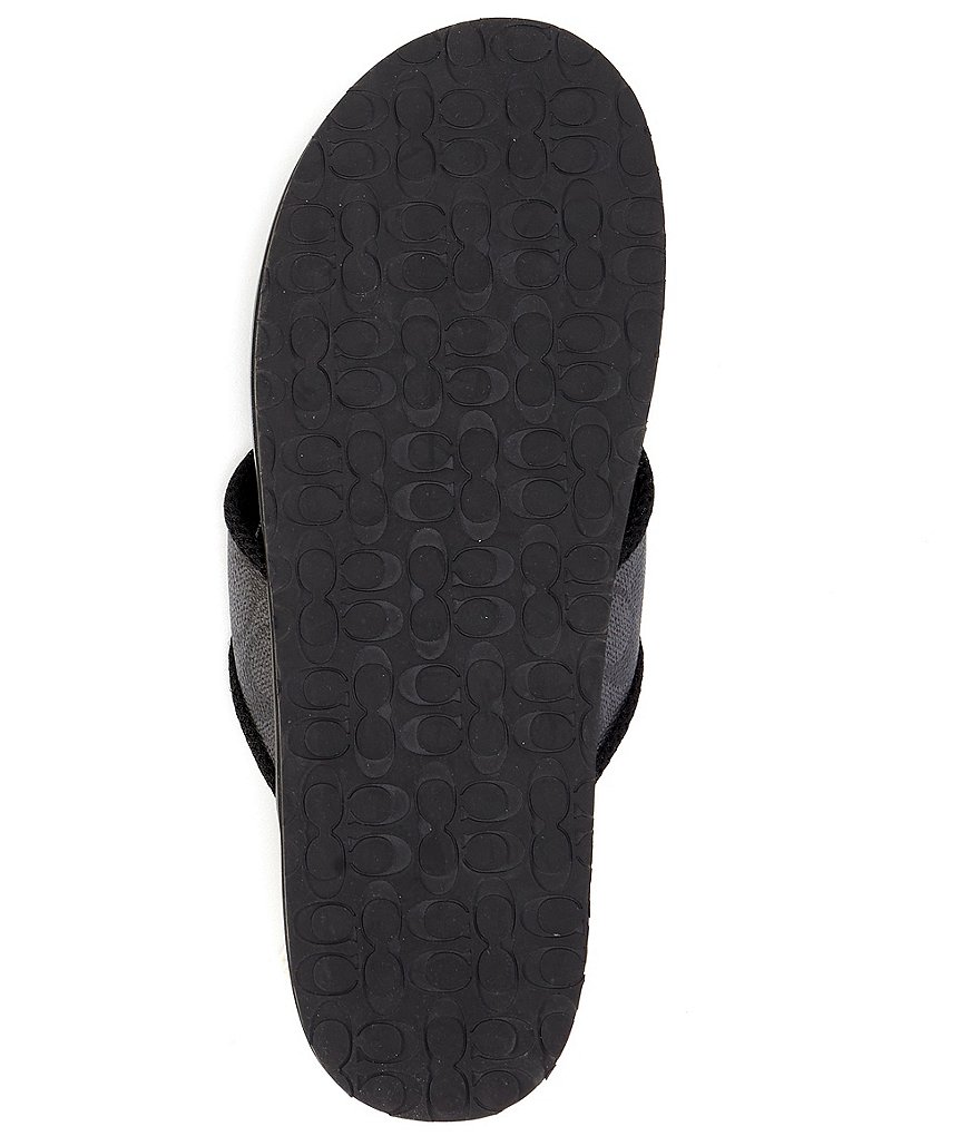 COACH Men's Signature Flip-Flops