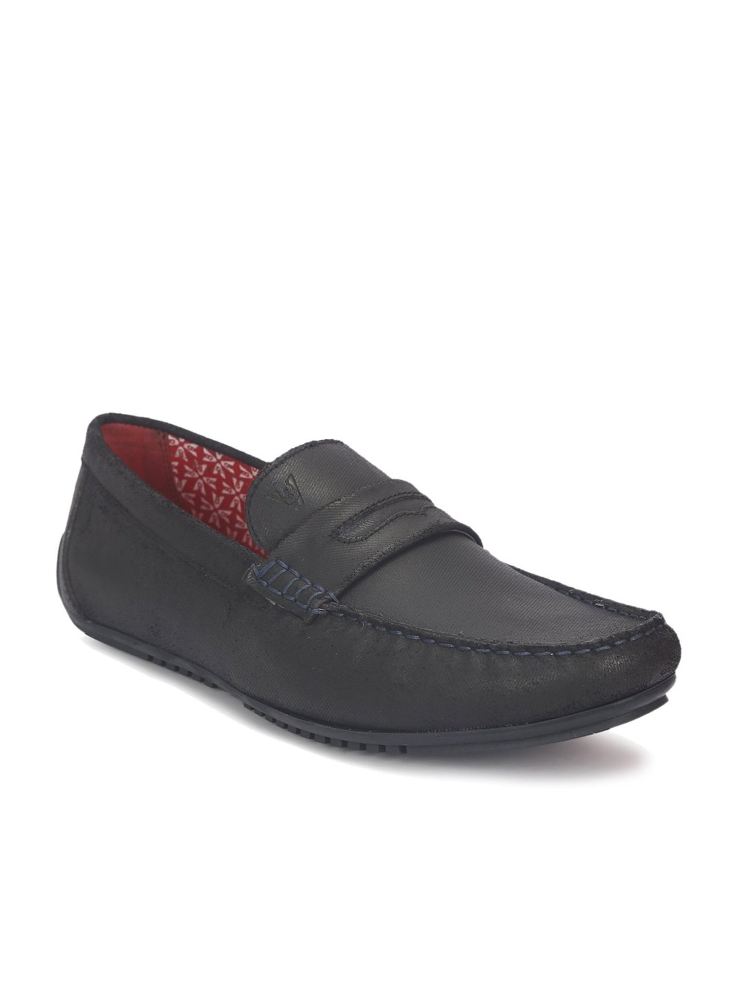 V8 by Ruosh Men's Siena Navy Loafers
