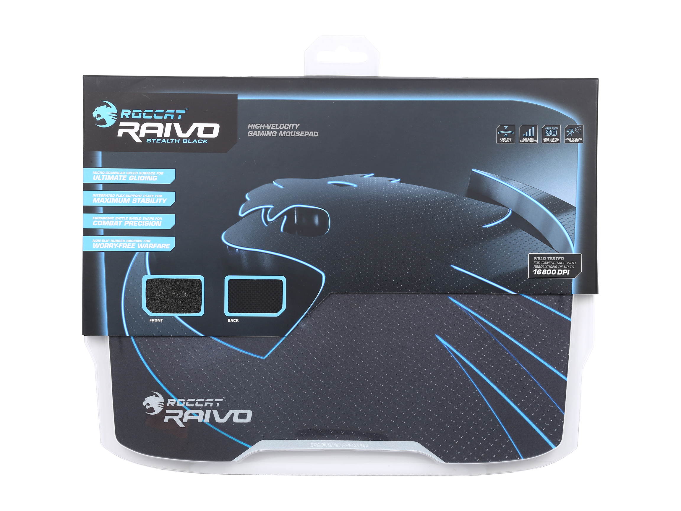 ROCCAT RAIVO ROC-13-301 Stealth Black &ndash; High-Velocity Gaming Mousepad