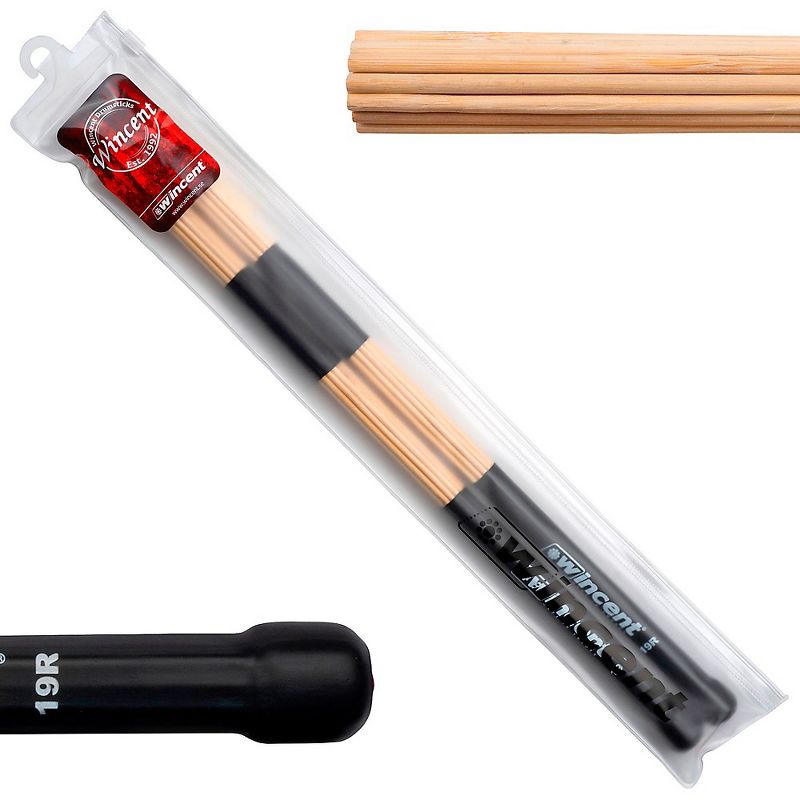 Wincent W19R Bamboo ClusterSticks, 19-Dowel Traditional (pair)