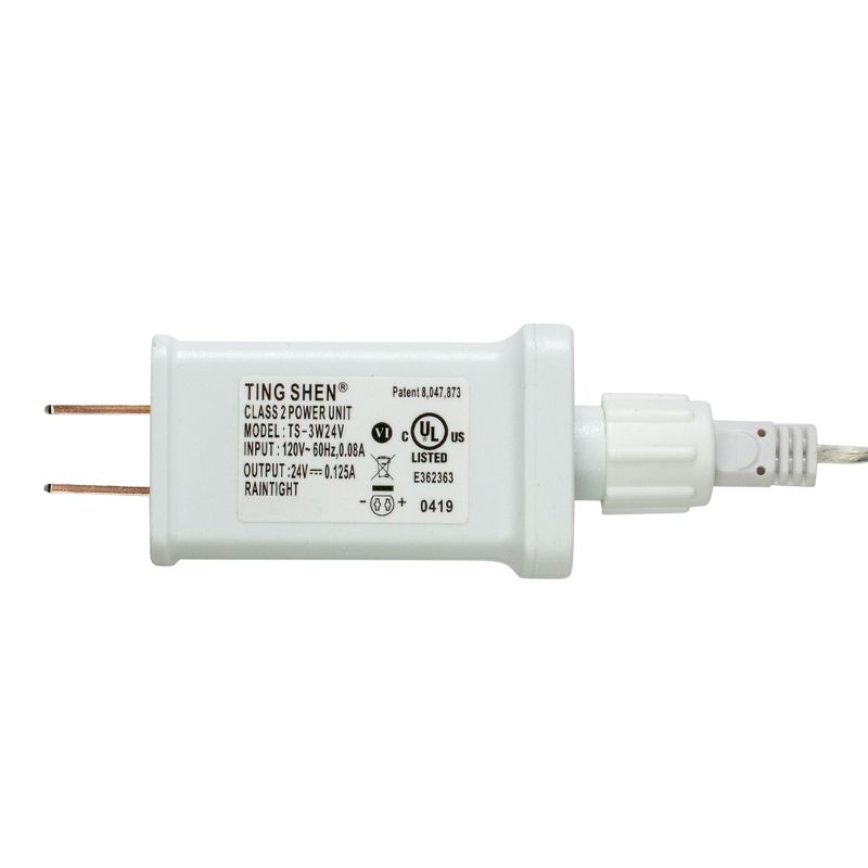 J. Hofert Co 9.5" Lighted Clear Twinkling 5-Point Star Christmas Tree Topper - Clear White LED Lights