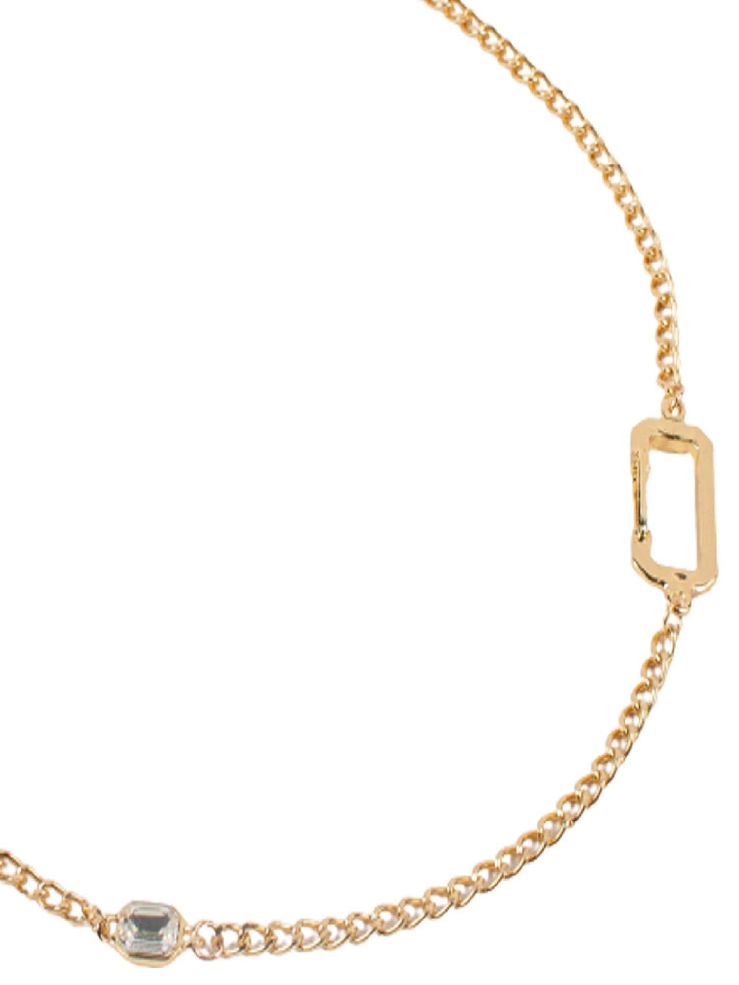 Jewelz Chain Necklace With Beautiful Stone Pendant for Girls & Women