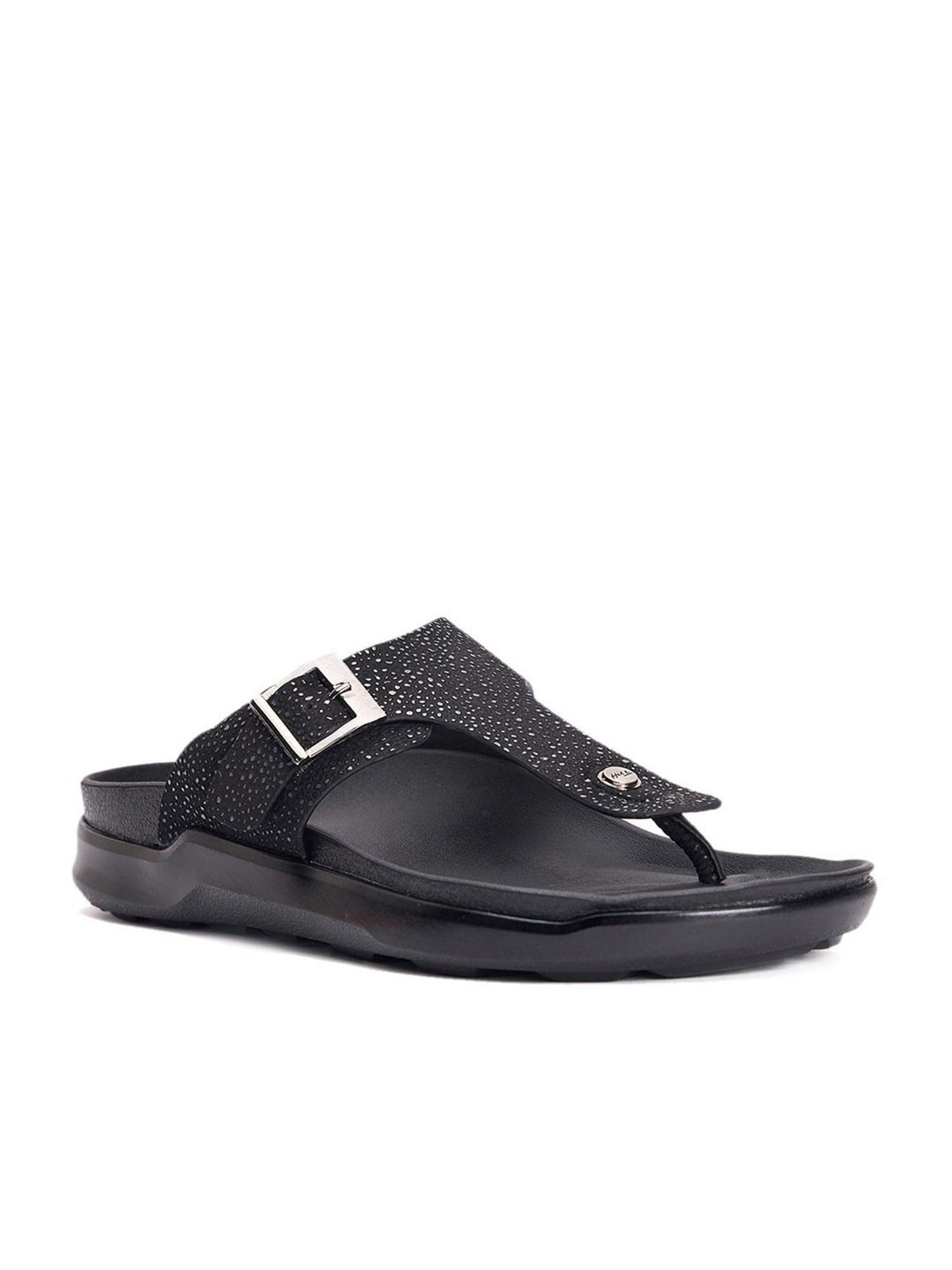 Hitz Men's Charcoal Thong Sandals