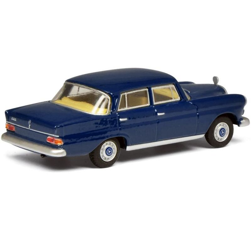 Mercedes Benz 200 D (W110) Heckflosse (Fintail) Dark Blue 1/64 Diecast Model Car by Schuco