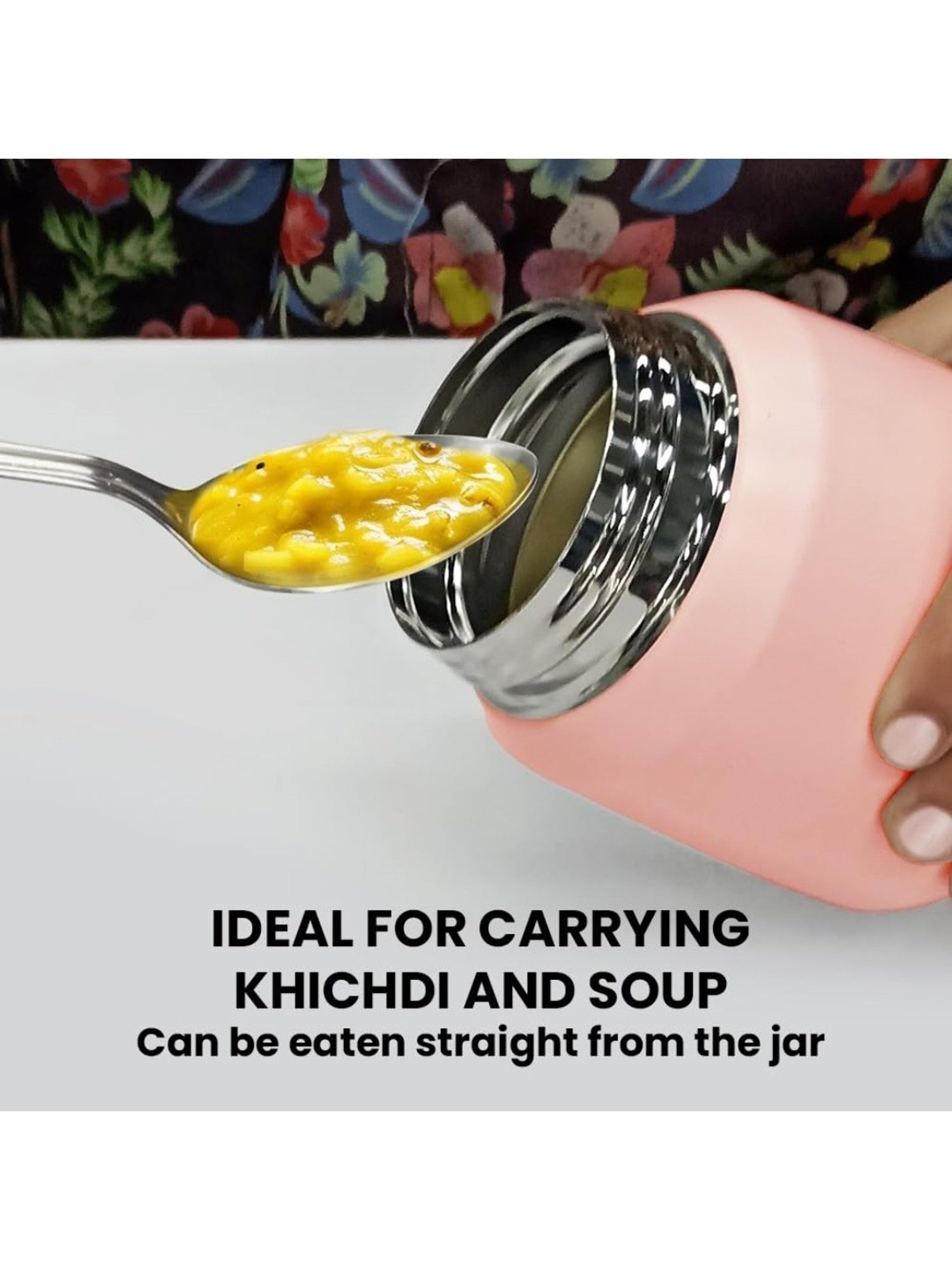 Borosil Pink Stainless Steel Flasks (500 ML)