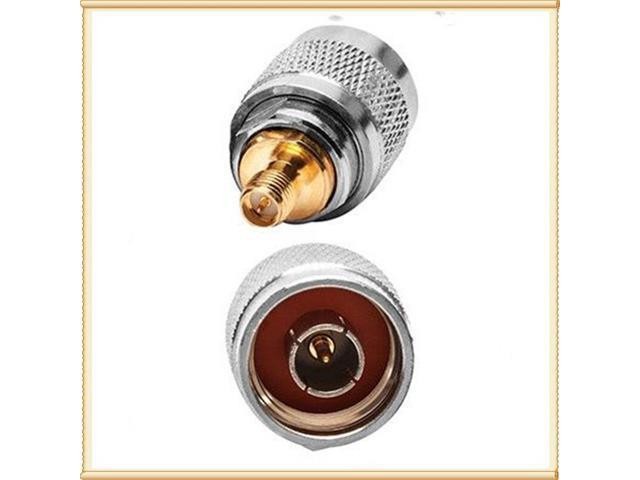 50 PCs antenna adapter    Male Plug to RP SMA male(hole ) Plug Straight RF Connector Adapter