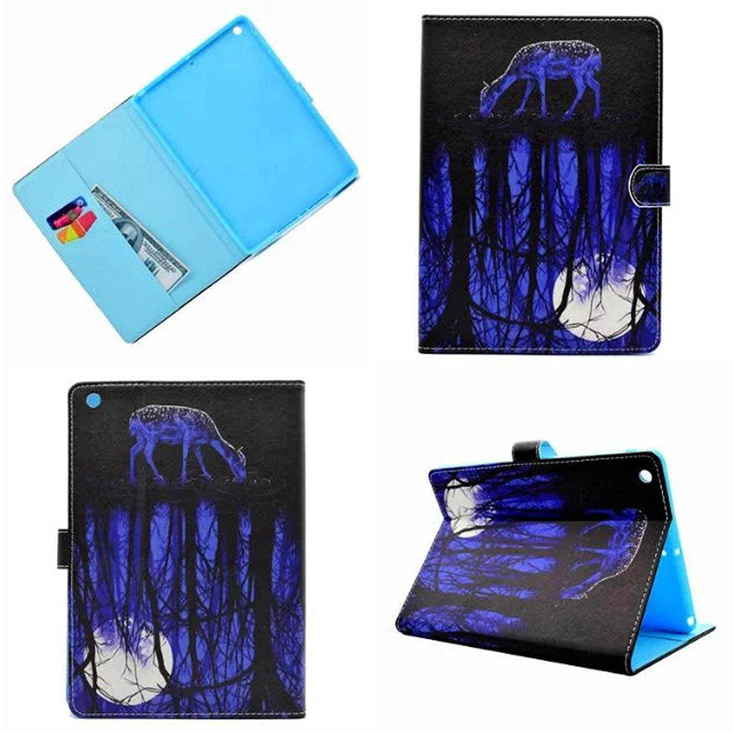 Artyond New iPad 9.7 2017/2018 Case,PU Leather Protective Case [Anti-slip Stripe] Smart Magnetic Cover With [Auto Wake/Sleep Feature] Soft TPU Card Slot Case For New iPad 9.7 2017/2018 (Deer)