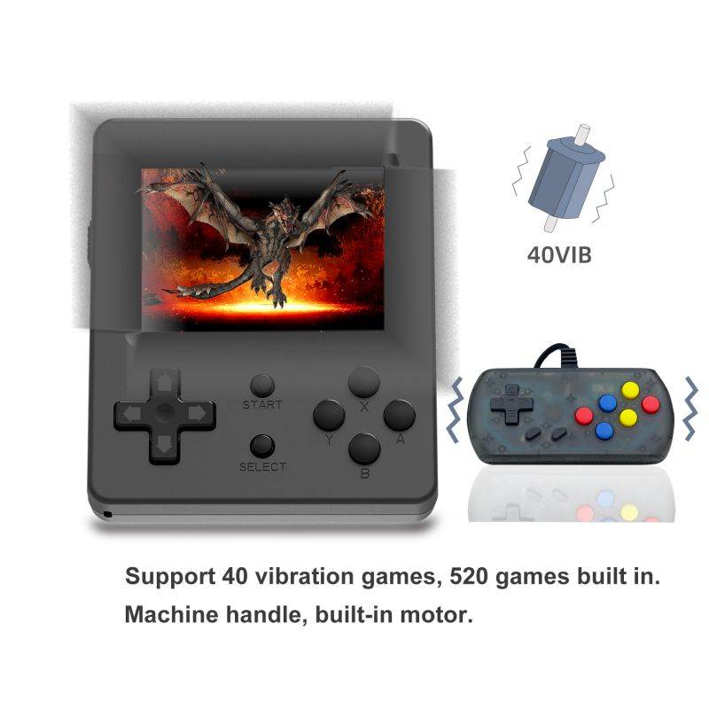 Cross border new RG fc520 retro video game console NES handheld game player double play
