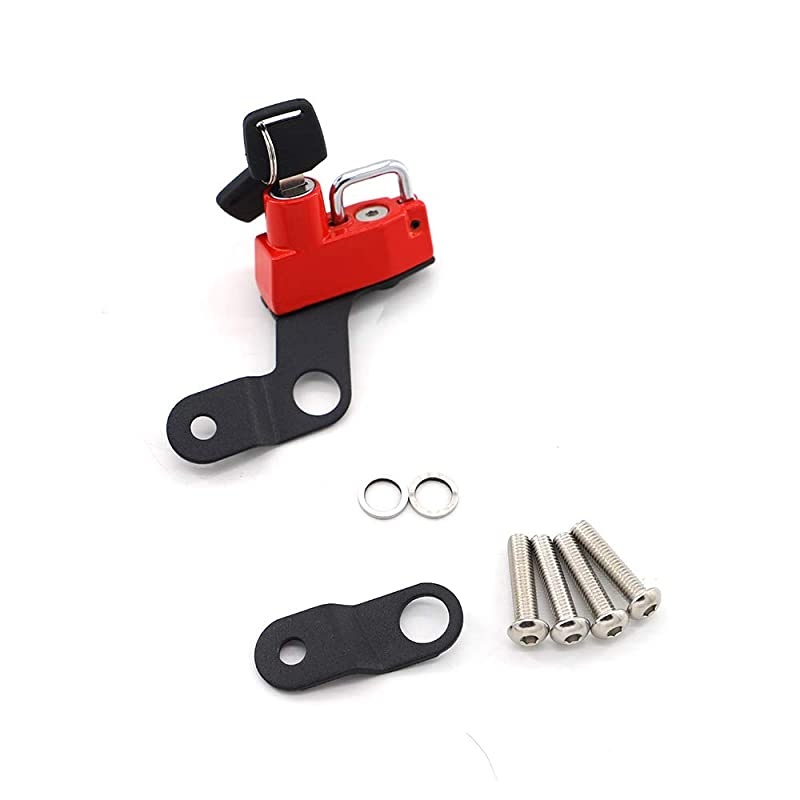 Helmet Lock Anti-Theft For Suzuki GSX1300R Hayabusa 2008 and later - Red