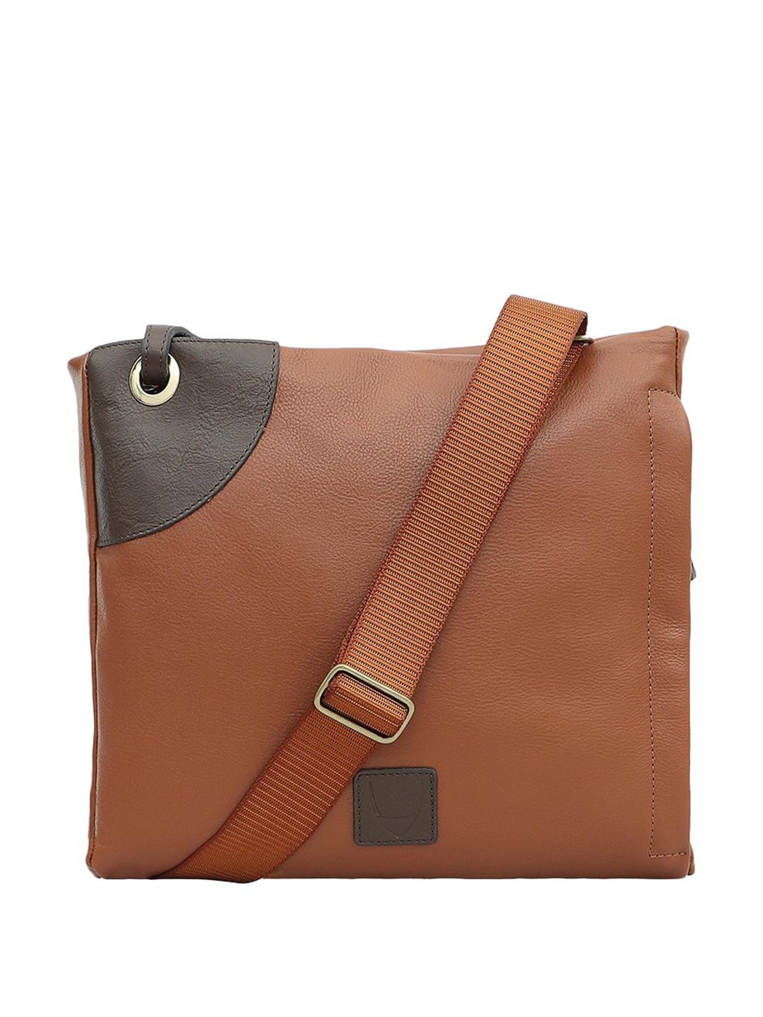 Hidesign Wabi Sabi Tan Solid Medium Sling Handbag