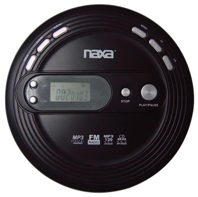 Naxa NPC330 Slim Personal Mp3/CD Player with FM Radio