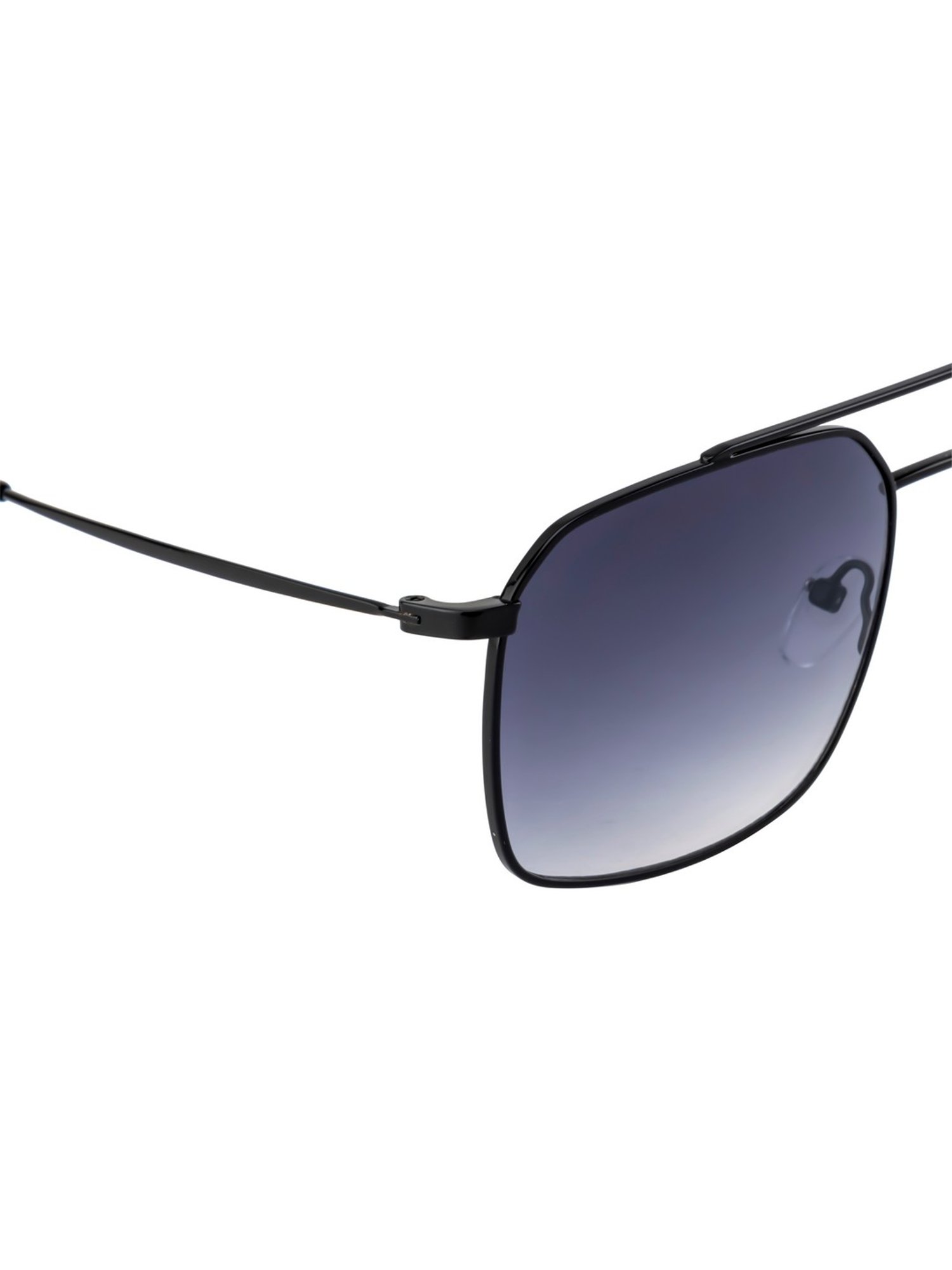 Opium Grey Full Rim Square Sunglasses For Men