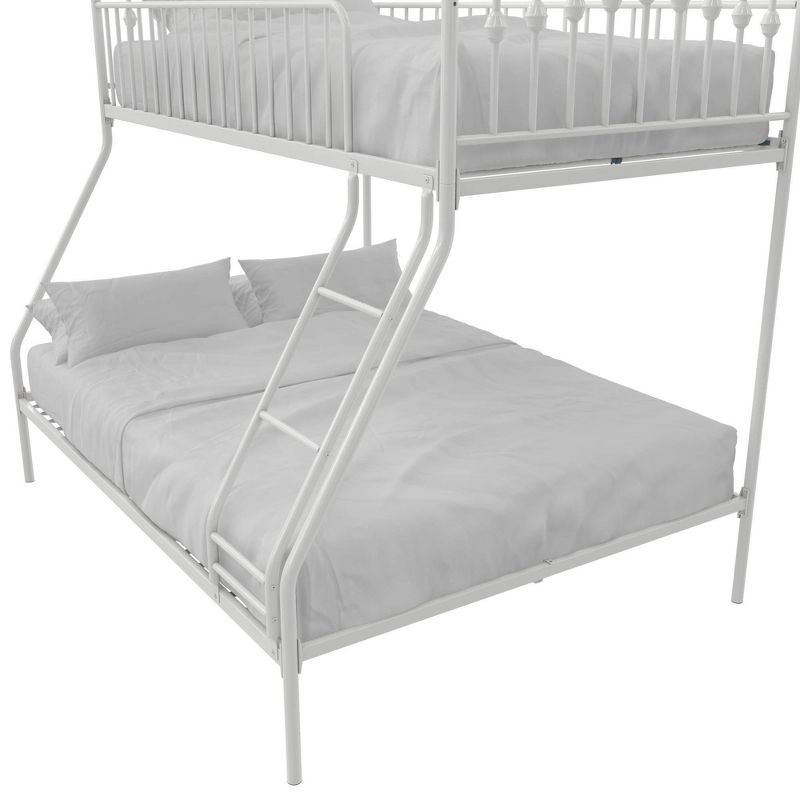 Bushwick Metal Kids' Bunk Bed Twin/Full White - Novogratz