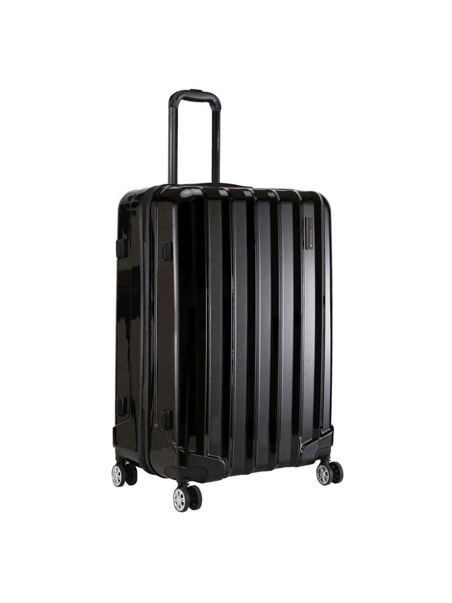 Swiss Brand Baden Black Large Hard Trolley Bag - 28 cm