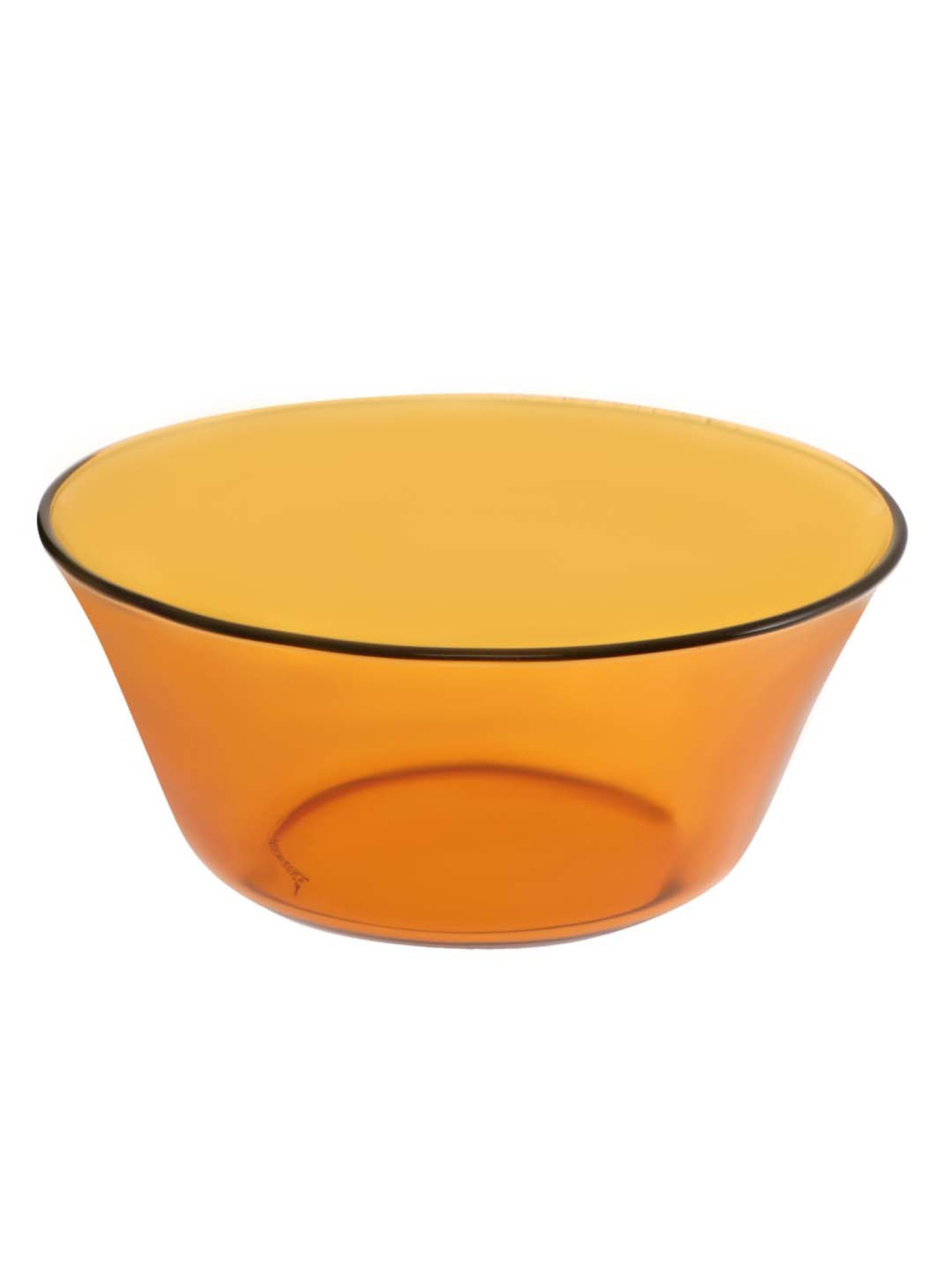 Duralex 'Lys' Orange Glass 17 cm Table Serving Bowl (0.91 L) - Set of 6
