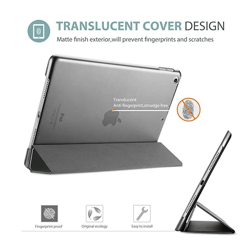 iPad 102 Case Hard Back Shell Protective Smart Cover Case for iPad 102 Inch Metallic