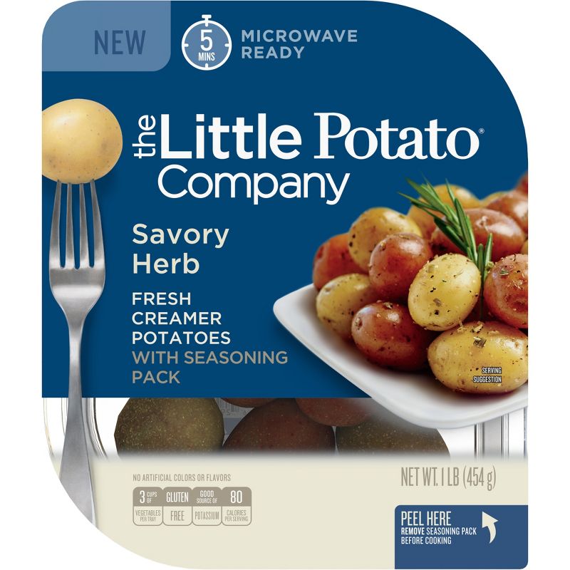 The Little Potato Savory Herb Microwavable Vegan Potatoes - 1lb