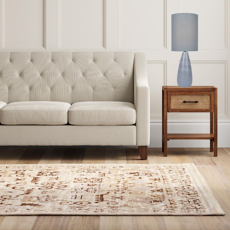 Quatro Table Lamp Brushed Gray  - Lite Source