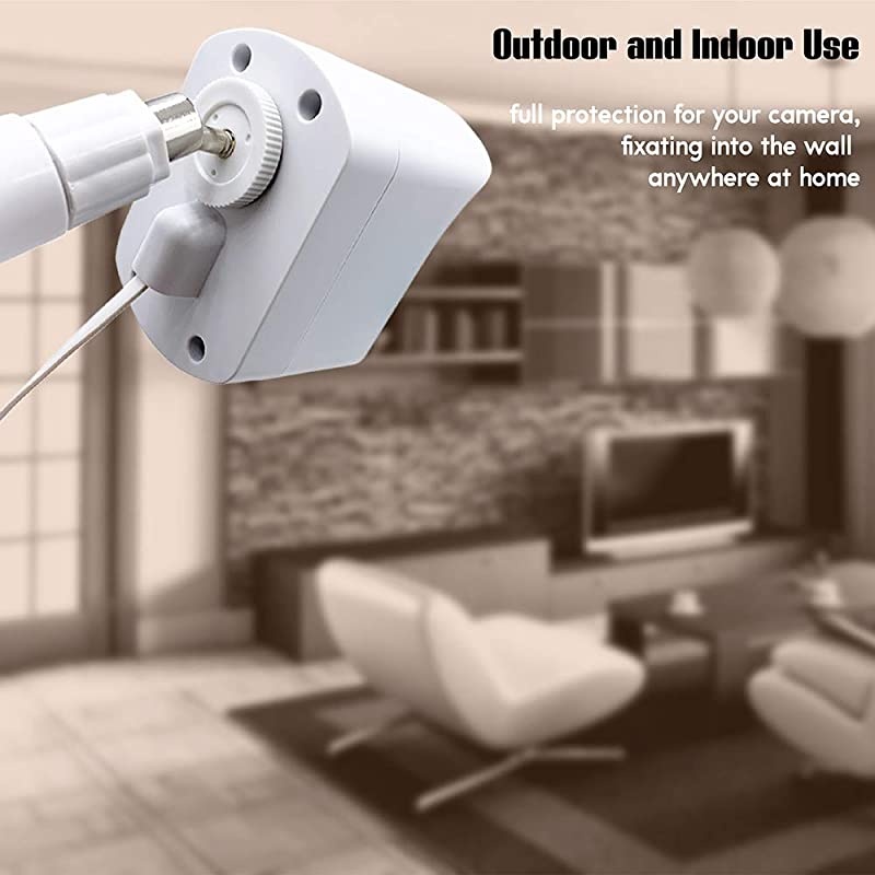 Mounting Kit for Wyze Cam (1 pcs Black) - Outdoor Case for Wyze Camera & v2 1080p Full HD w/Screw Mounts - Wyze Waterproof Cover with Wall Mount Bracket - Solid Housing for Wyze Cams by