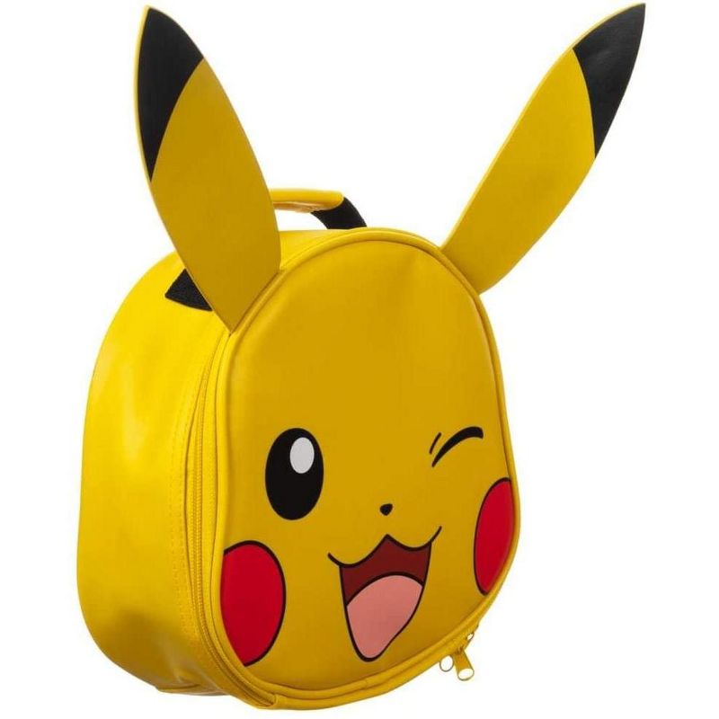 Bioworld Pokemon Pikachu Big Face Insulated Lunch Bag