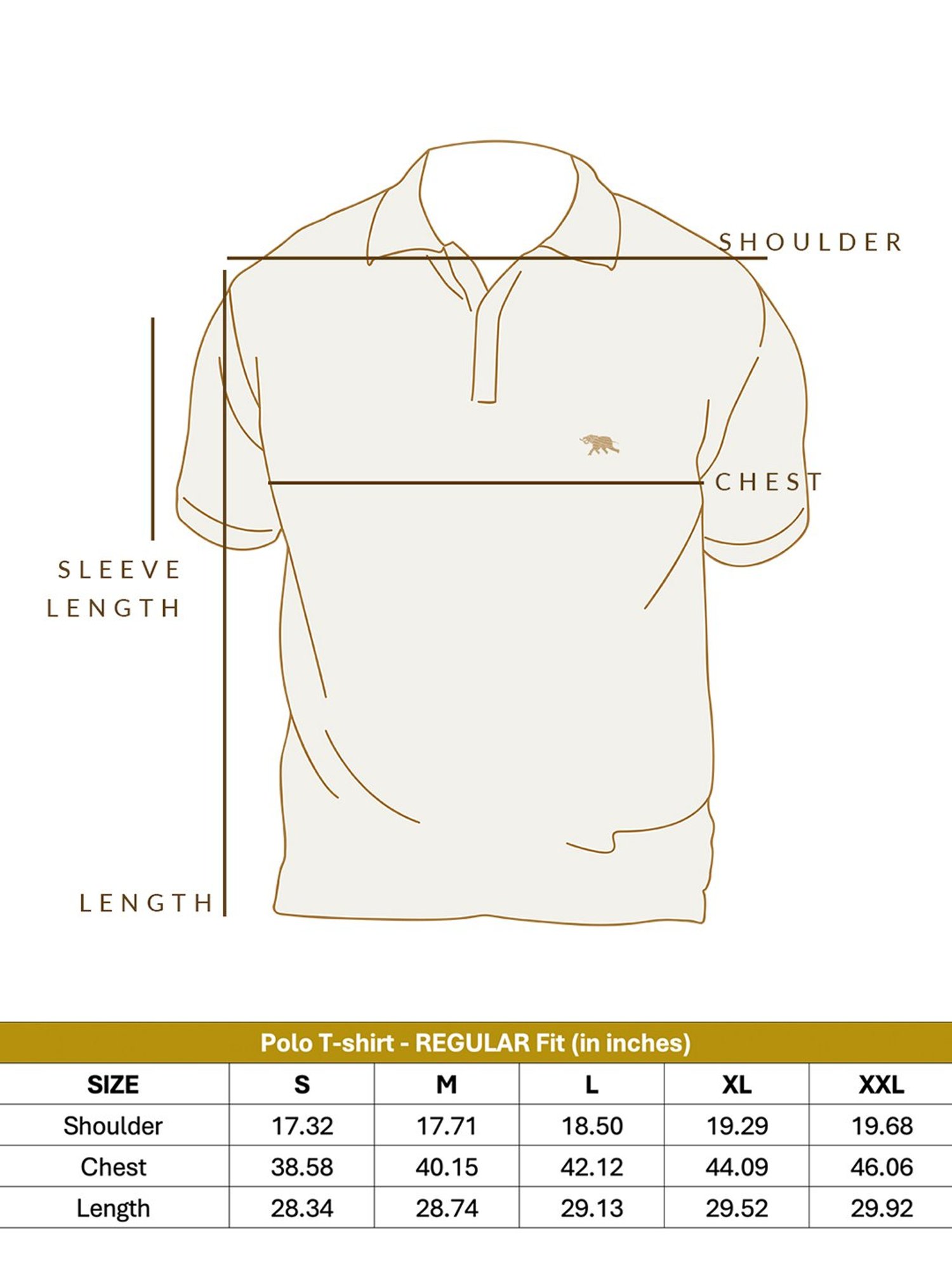 ANDAMEN Green Regular Fit Textured Polo T-Shirt