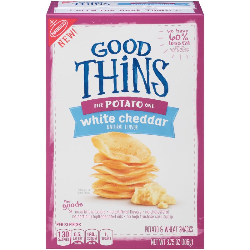 Good Thins: The Potato One - White Cheddar Crackers - 3.75oz