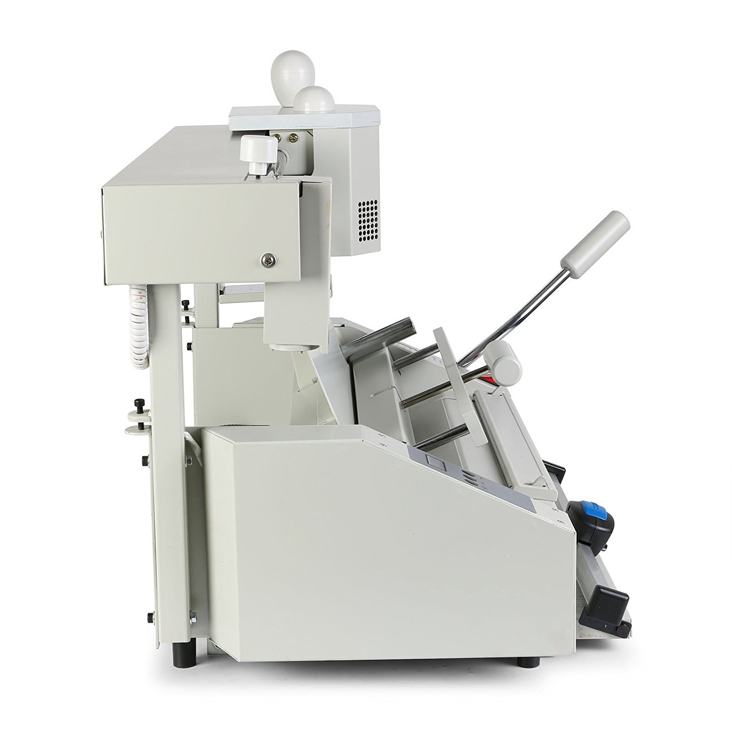 VEVOR Wireless Glue Book Binding Machine Manual Hot Glue Book Binder with Milling Spine Rougher Binding Machine for Binding Books Albums Notebook