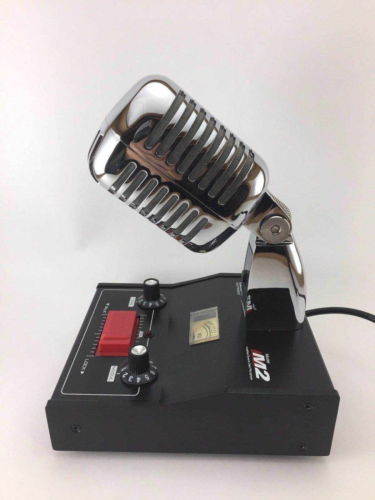 5 pin Cobra DELTA M2 AMPLIFIED DYNAMIC POWER BASE MICROPHONE CB HAM DESK MIC