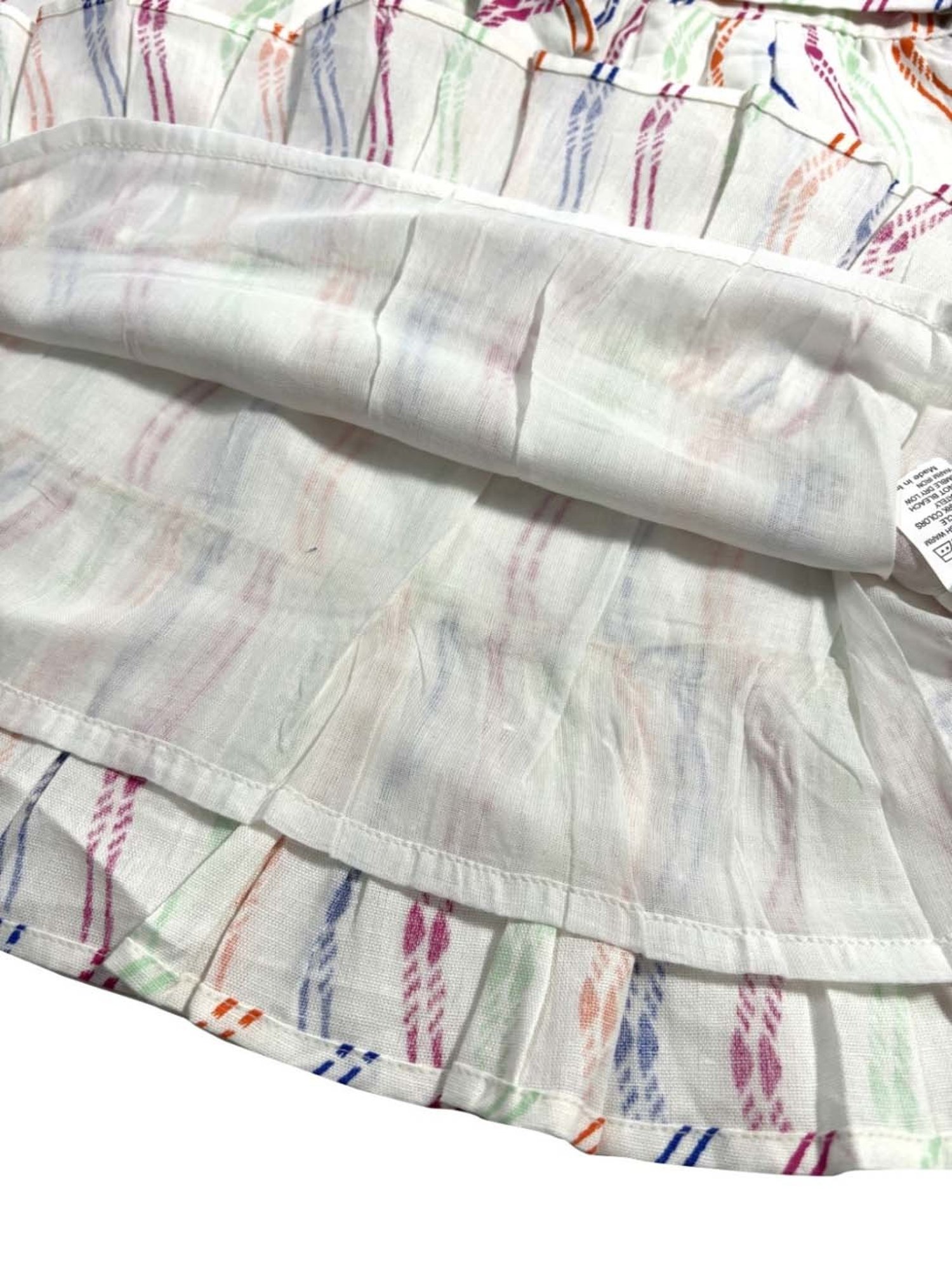 Bella Moda Kids Multicolor Cotton Striped Full Sleeves Dress