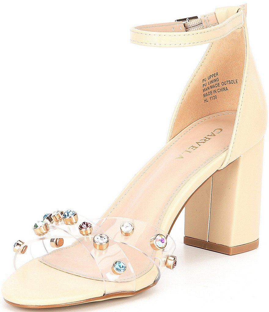 Carvela Kick Clear Vinyl Dress Sandals