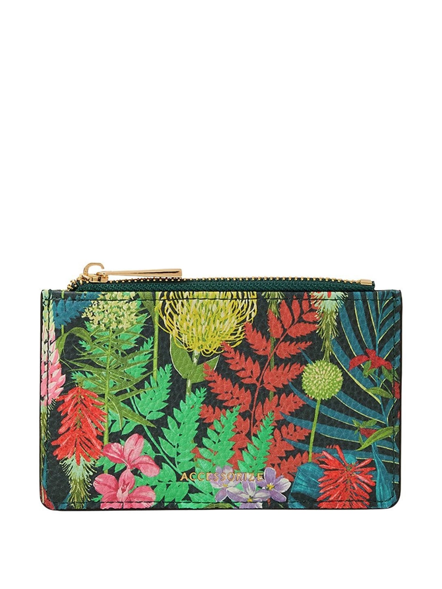 Accessorize London Multicolor Floral Card Holder