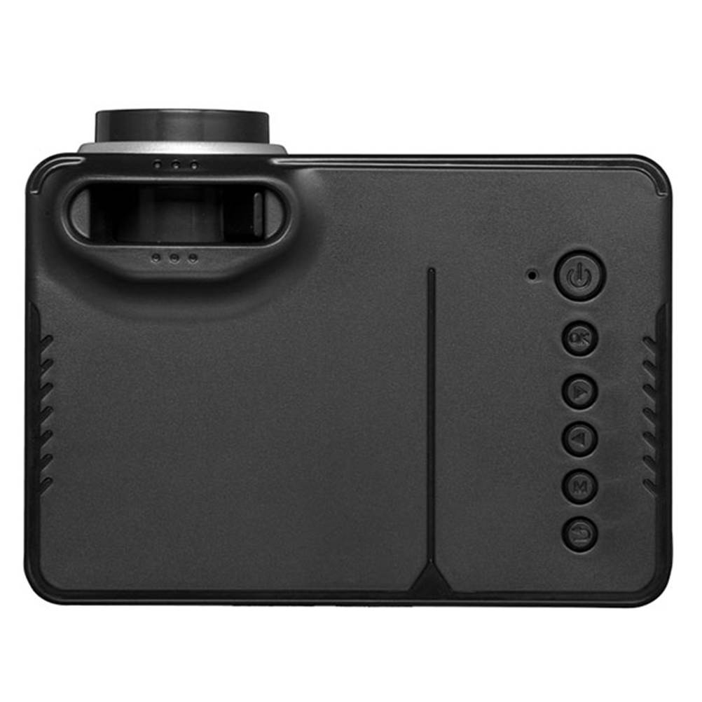 FRCOLOR Mini Portable LED Home Entertainment Projector 1080P Multifunctional Home Theater Projector-Black Suitable For Children&rsquo;s Gifts, Video TV Movies, Party games, Outdoor Entertainment