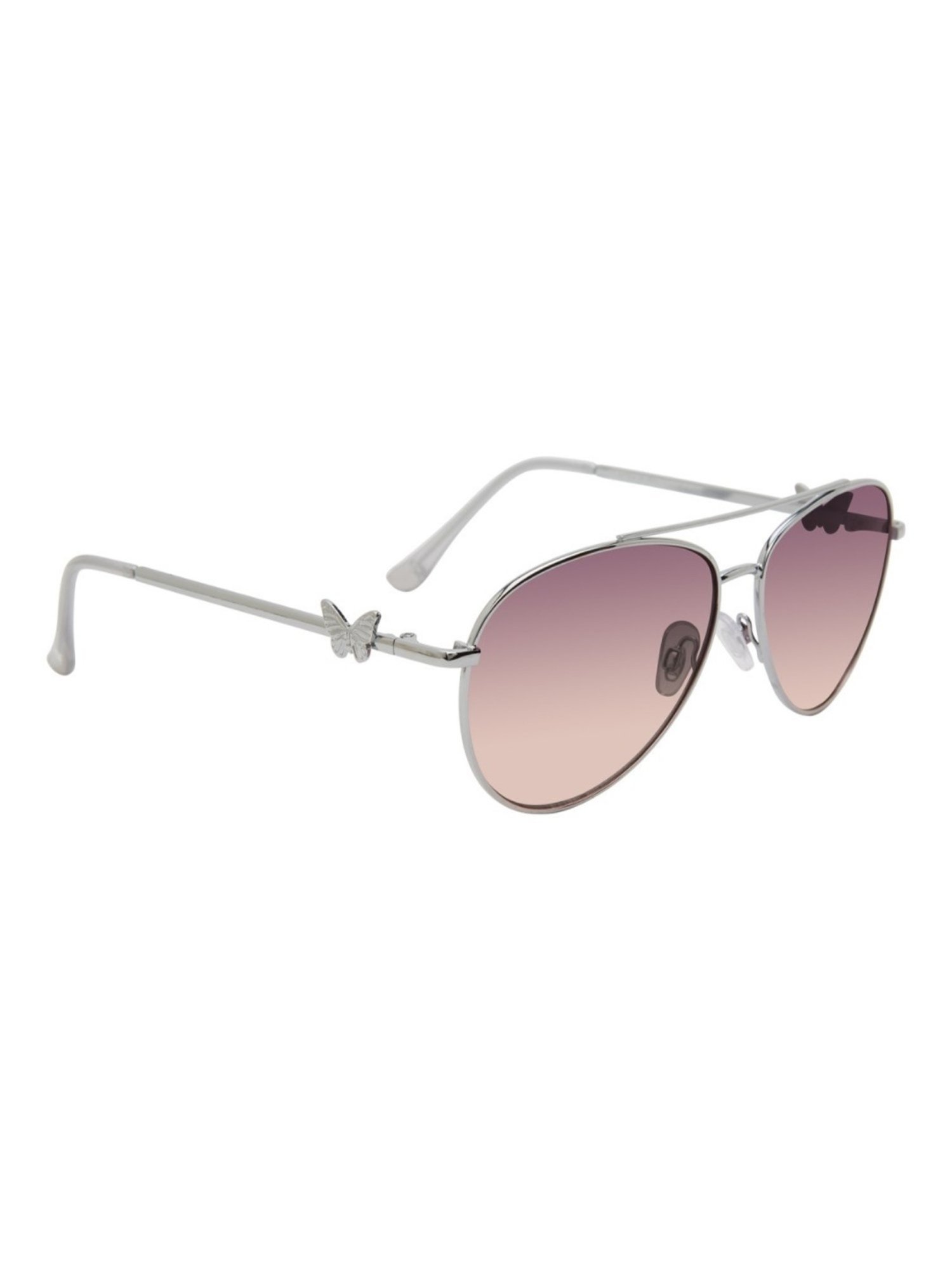 STEVE MADDEN Brown Aviator UV Protection Sunglasses for Women